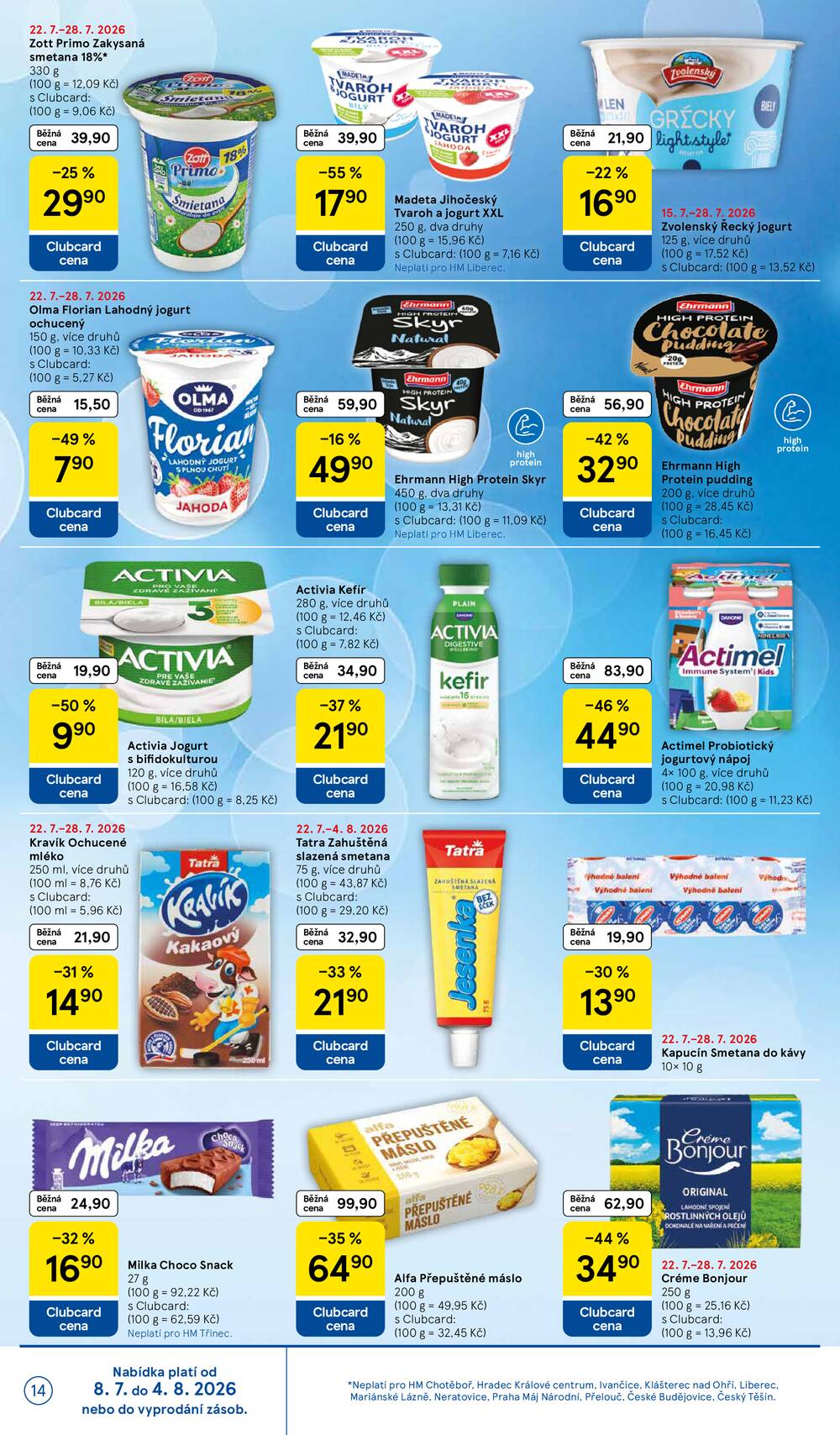 Tesco hypermarkety od 22.7. do 28.7.2026