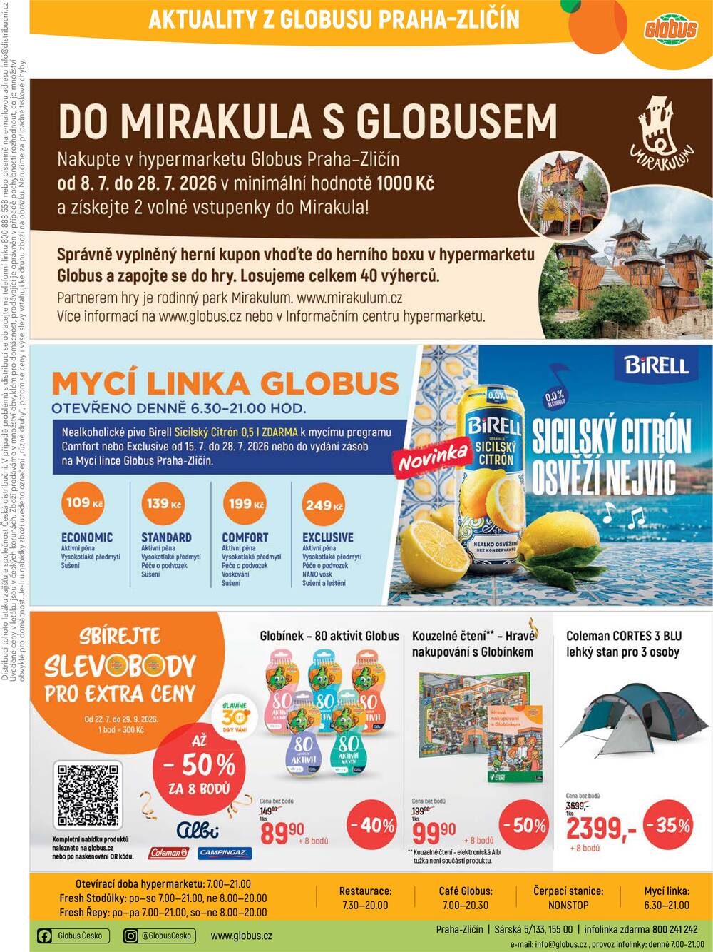 Leták Globus - Akční leták Globus 22.7. - 28.7.2026 - Globus Praha - Zličín - strana 36