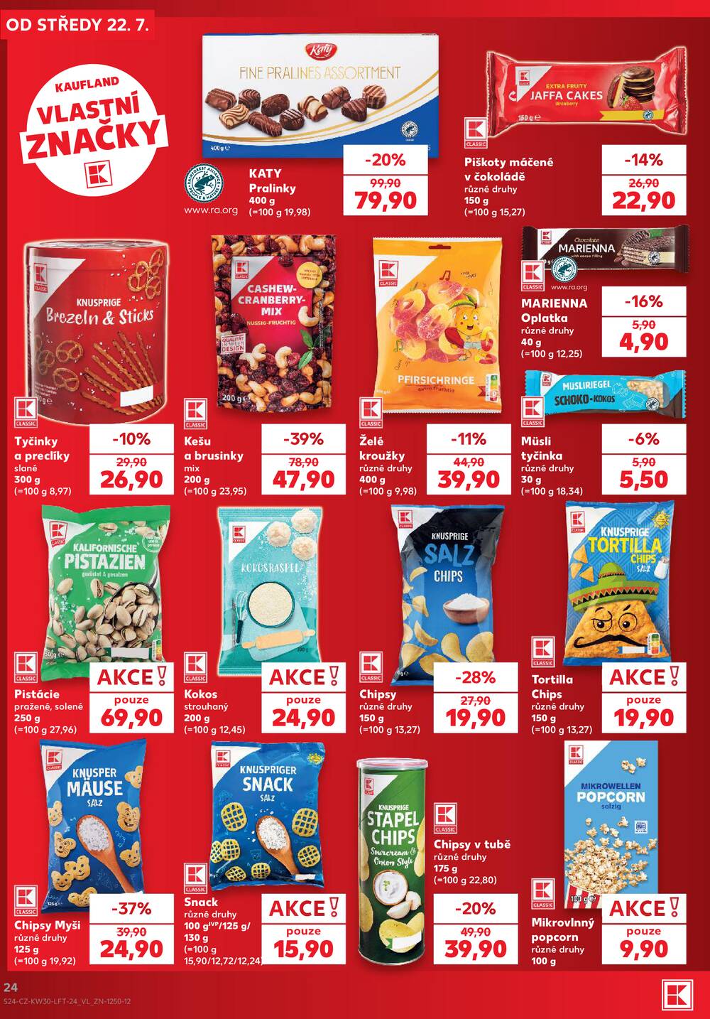 Leták Kaufland - Kaufland 22.7. - 28.7. - Kaufland - Praha - Horní Měcholupy - strana 24 Leták Kaufland - Kaufland 22.7. - 28.7. - Kaufland - Praha - Horní Měcholupy - strana 24