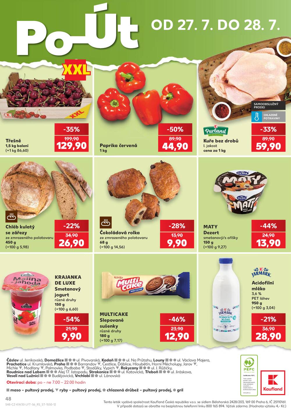 Leták Kaufland - Kaufland 22.7. - 28.7. - Kaufland - Rokycany - strana 48 Leták Kaufland - Kaufland 22.7. - 28.7. - Kaufland - Rokycany - strana 48