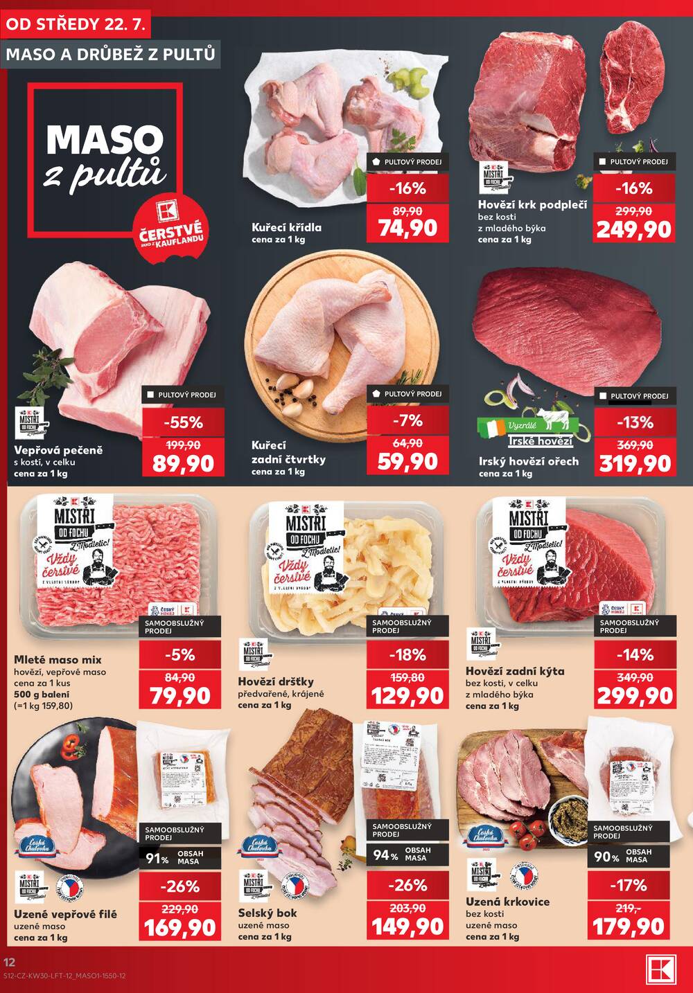 Leták Kaufland - Kaufland 22.7. - 28.7. - Kaufland - Praha 8 (Libeň) - strana 12