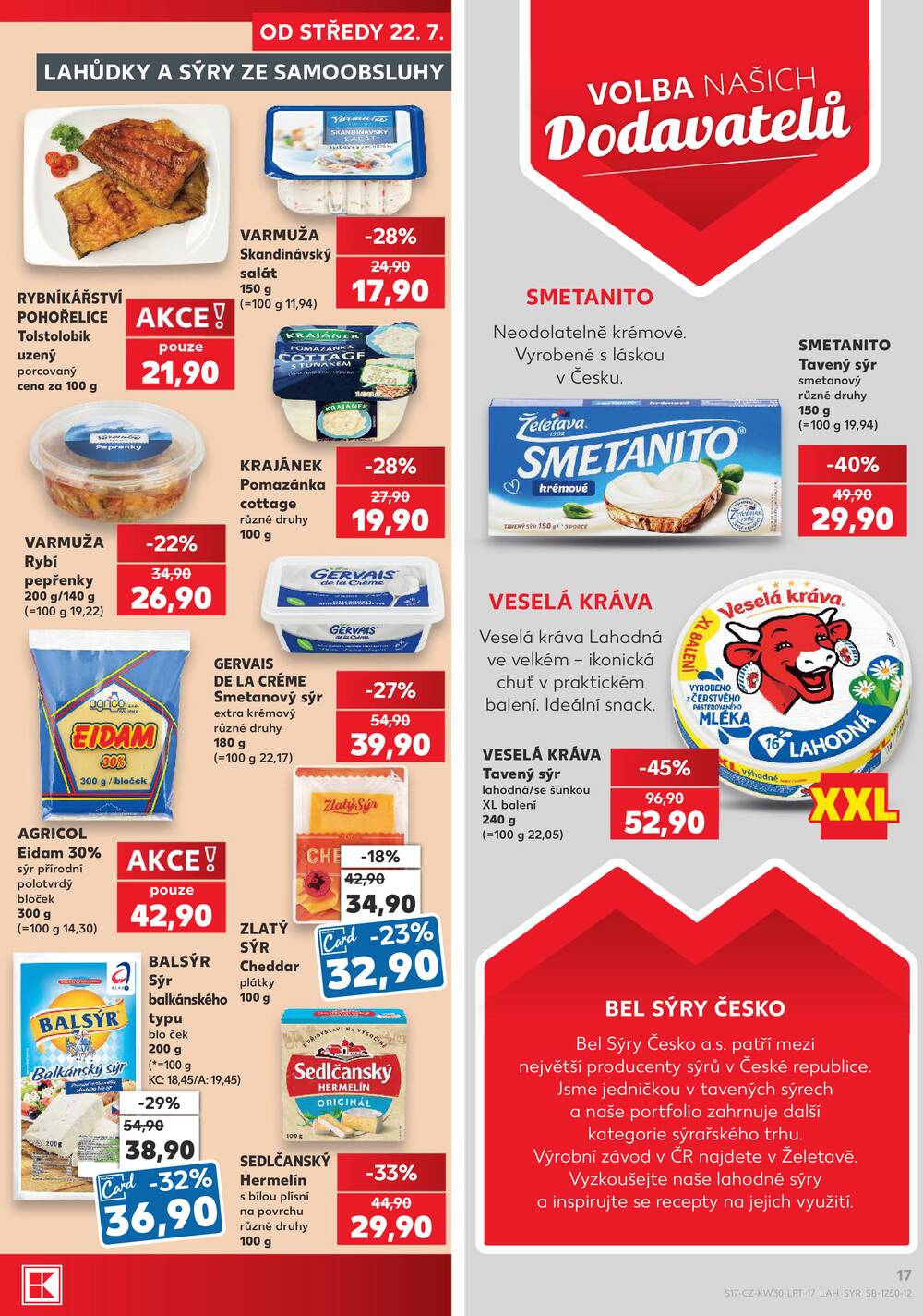 Leták Kaufland - Kaufland 22.7. - 28.7. - Kaufland - Praha 8 (Libeň) - strana 17
