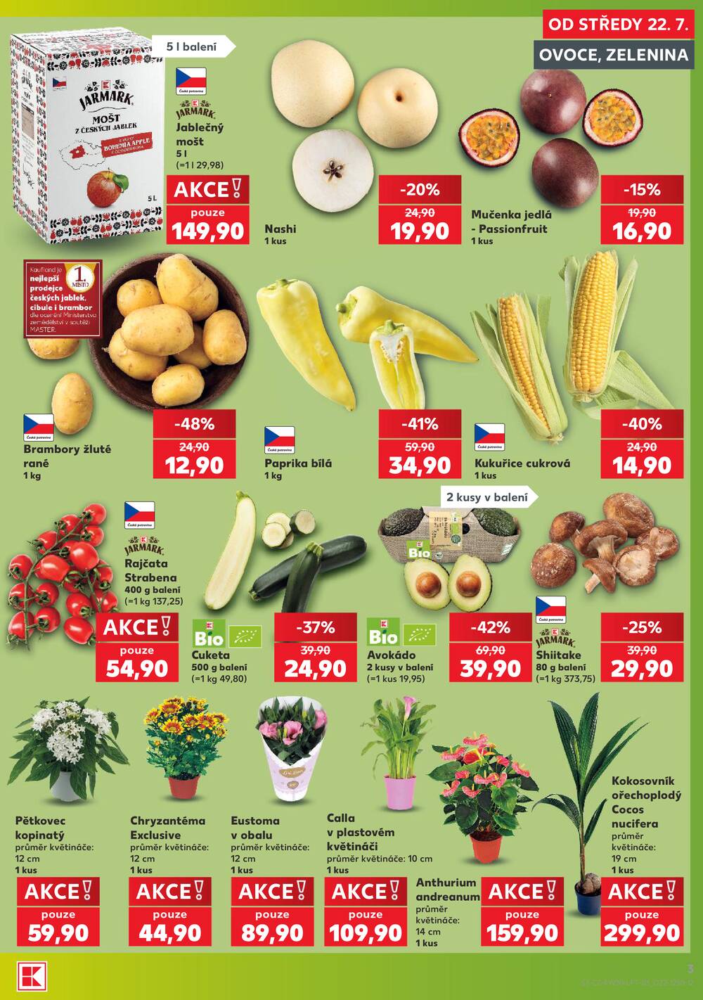 Leták Kaufland - Kaufland 22.7. - 28.7. - Kaufland - Teplice (Čs. Dobrovolců) - strana 3