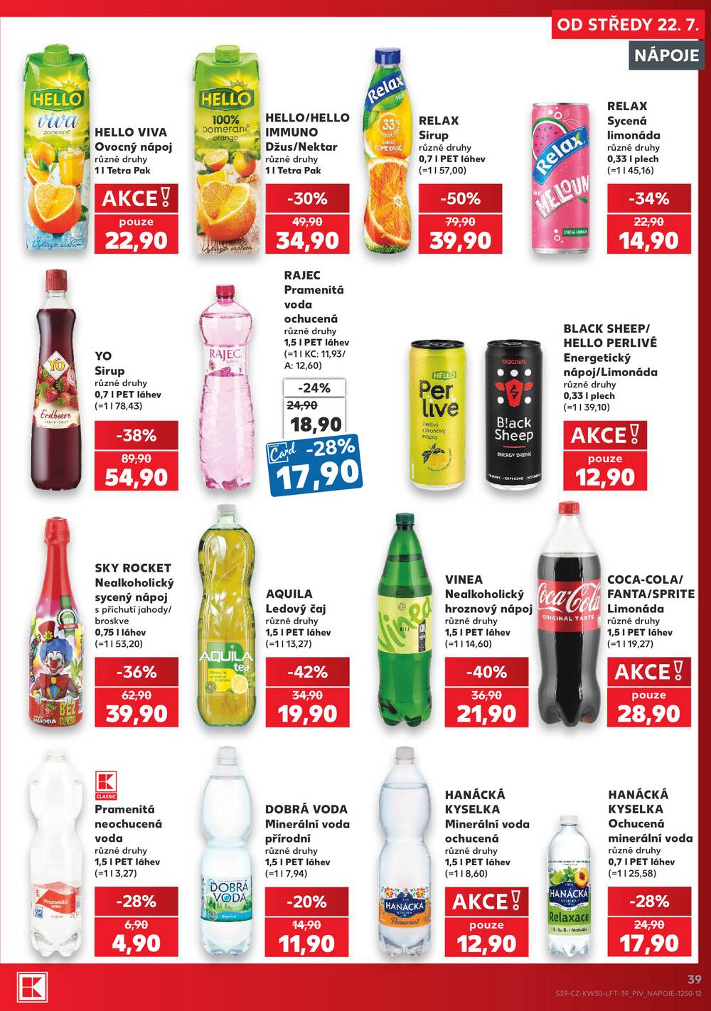 Kaufland 22.7. - 28.7. - Kaufland - Chrudim