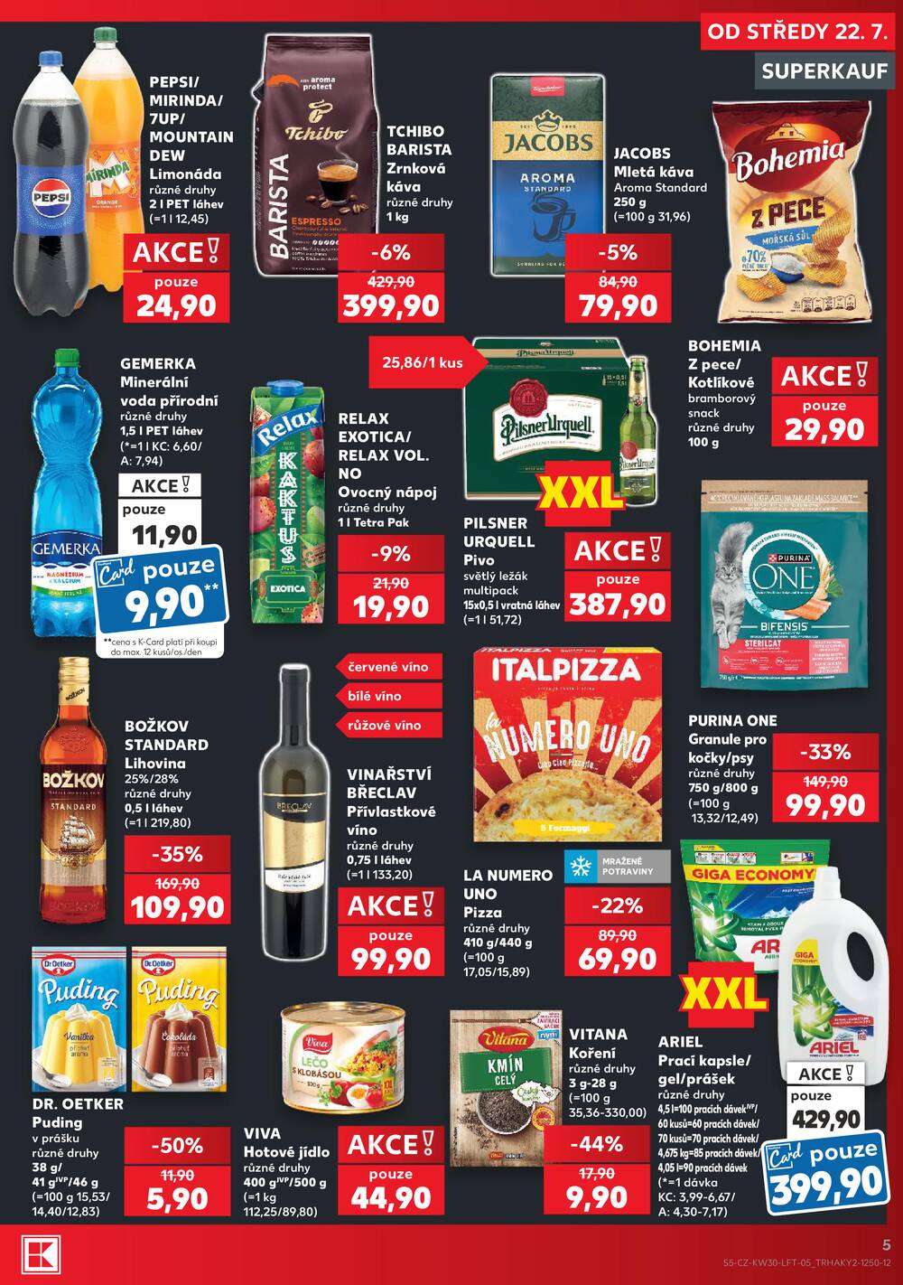 Kaufland 22.7. - 28.7. - Kaufland - Prostějov (Olomoucká)