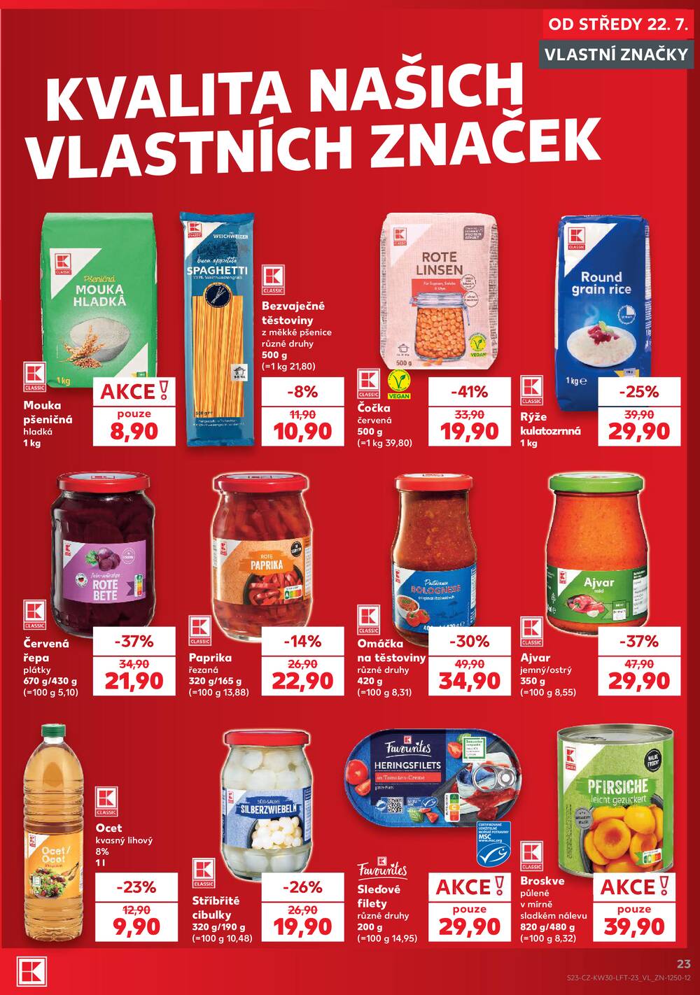 Kaufland 22.7. - 28.7. - Kaufland - Prostějov (Olomoucká)