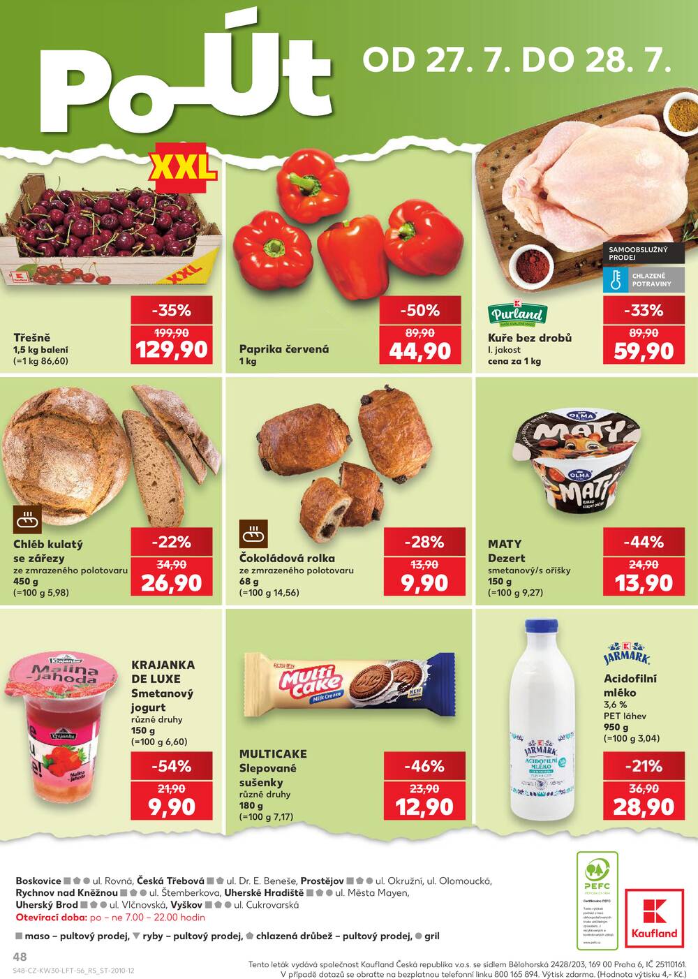 Kaufland 22.7. - 28.7. - Kaufland - Prostějov (Olomoucká)