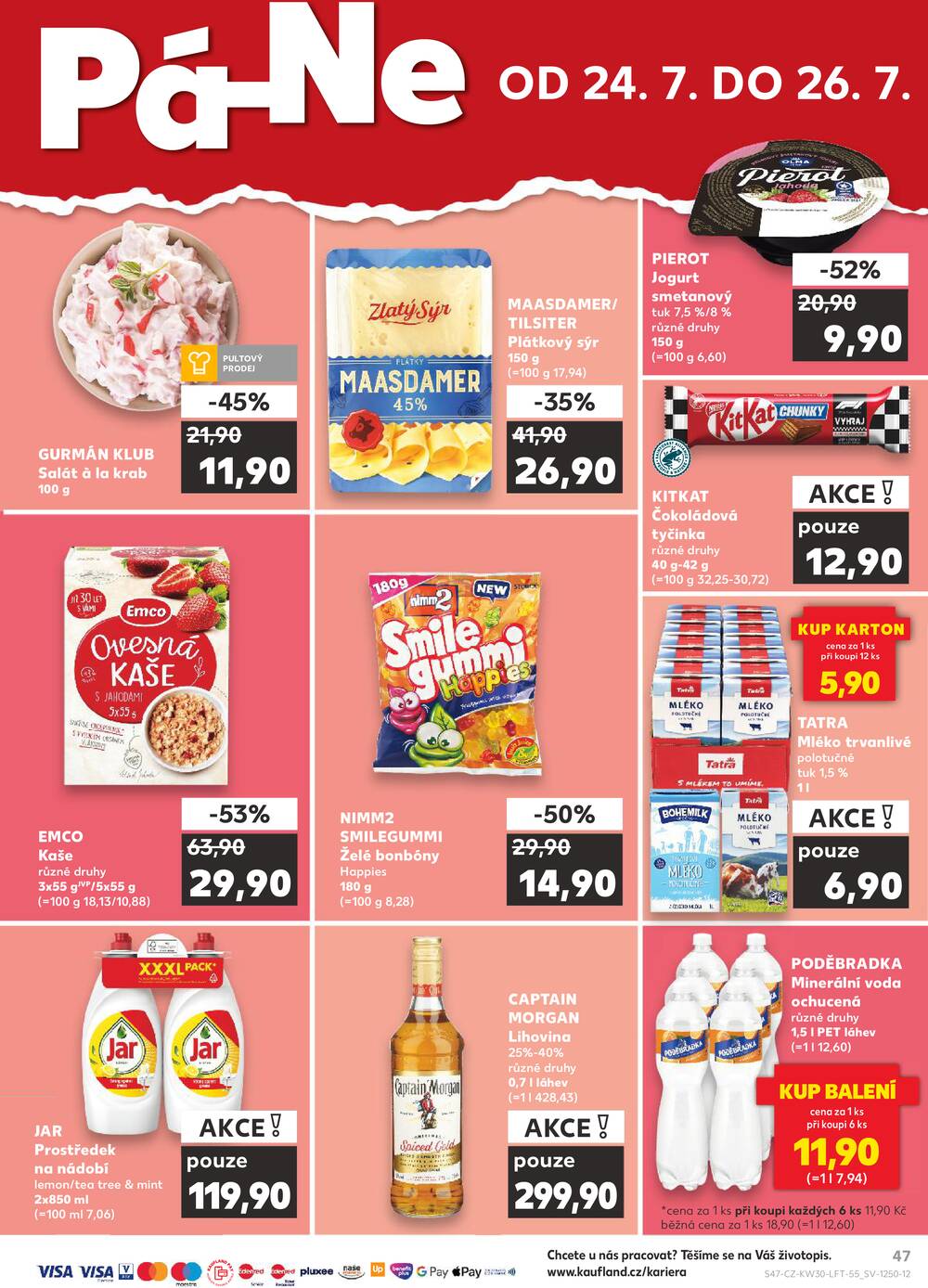 Leták Kaufland - Kaufland 22.7. - 28.7. - Kaufland - Sokolov - strana 47 Leták Kaufland - Kaufland 22.7. - 28.7. - Kaufland - Sokolov - strana 47