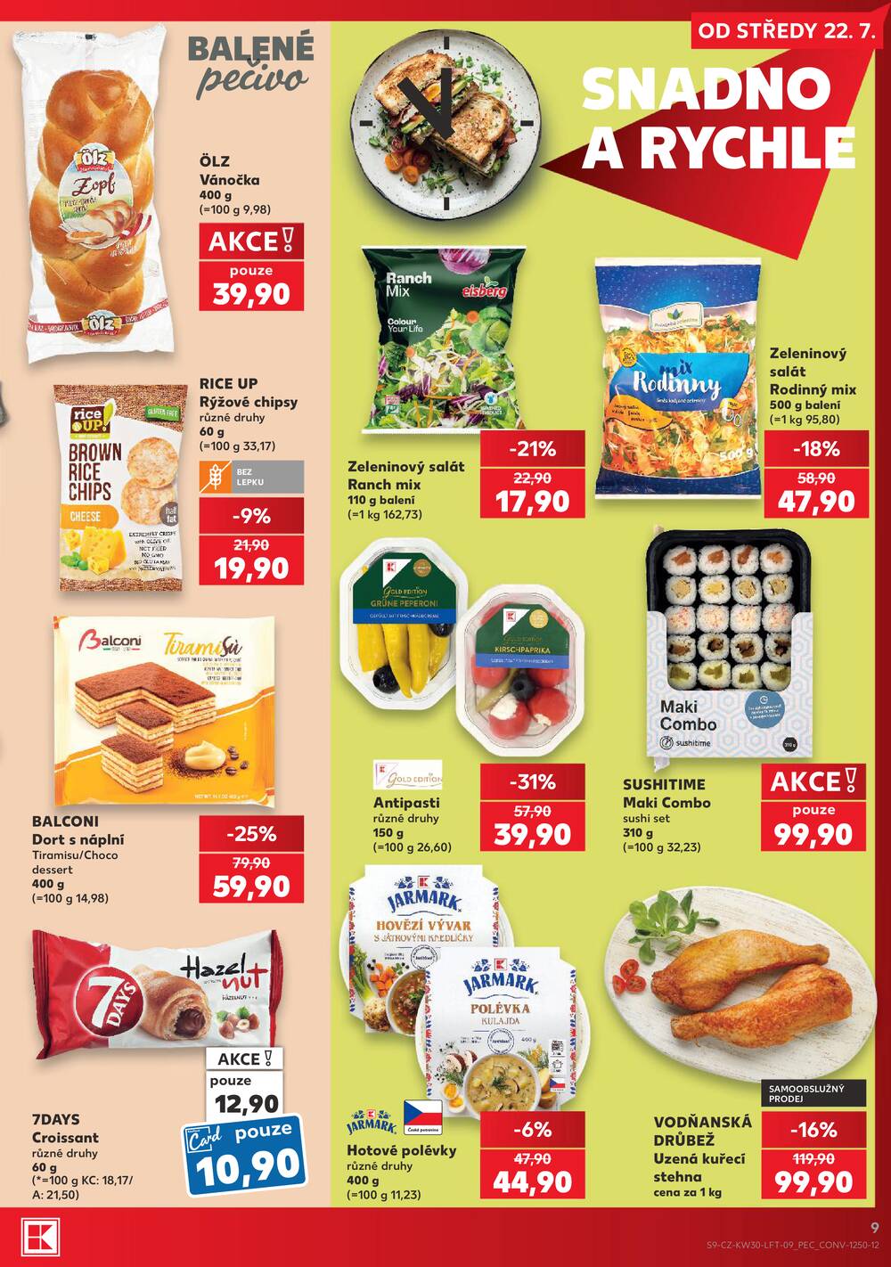 Leták Kaufland - Kaufland 22.7. - 28.7. - Kaufland - Pelhřimov - strana 9 Leták Kaufland - Kaufland 22.7. - 28.7. - Kaufland - Pelhřimov - strana 9