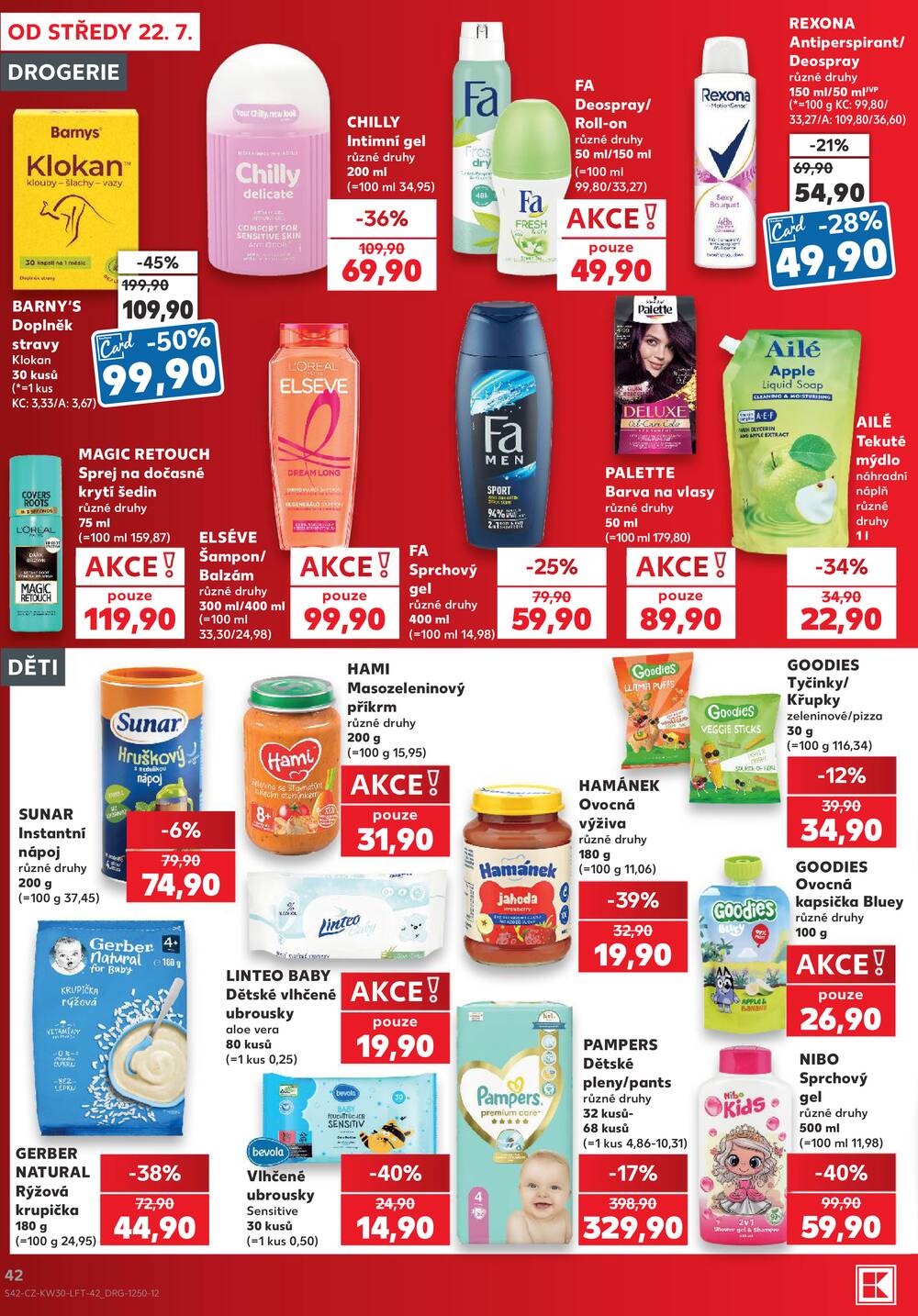 Leták Kaufland - Kaufland 22.7. - 28.7. - Kaufland - Brno - Židenice - strana 42 Leták Kaufland - Kaufland 22.7. - 28.7. - Kaufland - Brno - Židenice - strana 42