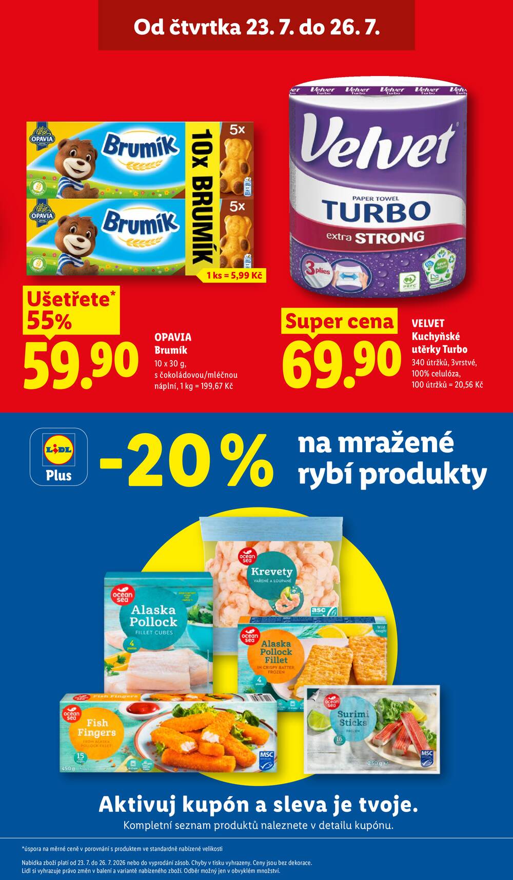 Lidl Čtvrtek od 23.7. do 26.7.2026