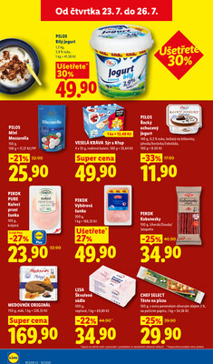 Lidl Čtvrtek od 23.7. do 26.7.2026