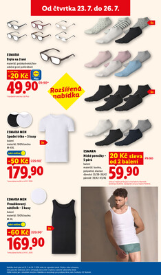 Lidl Čtvrtek od 23.7. do 26.7.2026