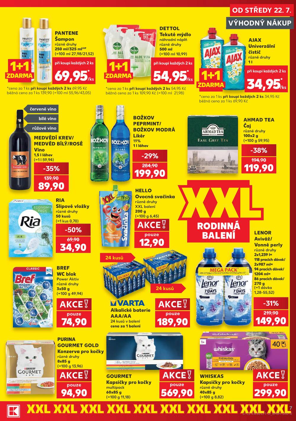 Leták Kaufland - Kaufland 22.7. - 28.7. - Kaufland - Chomutov - centrum - strana 7