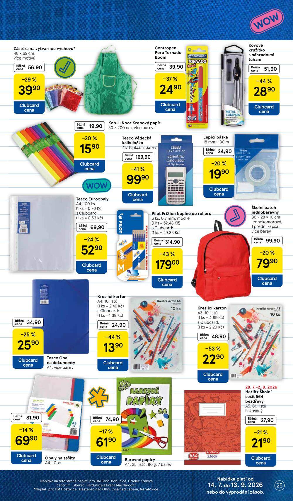 Tesco hypermarkety od 29.7. do 4.8.2026