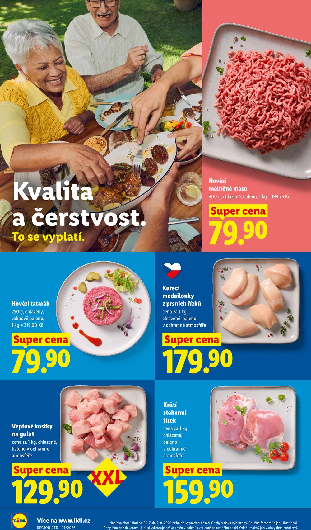 Lidl Čtvrtek od 30.7. do 2.8.2026