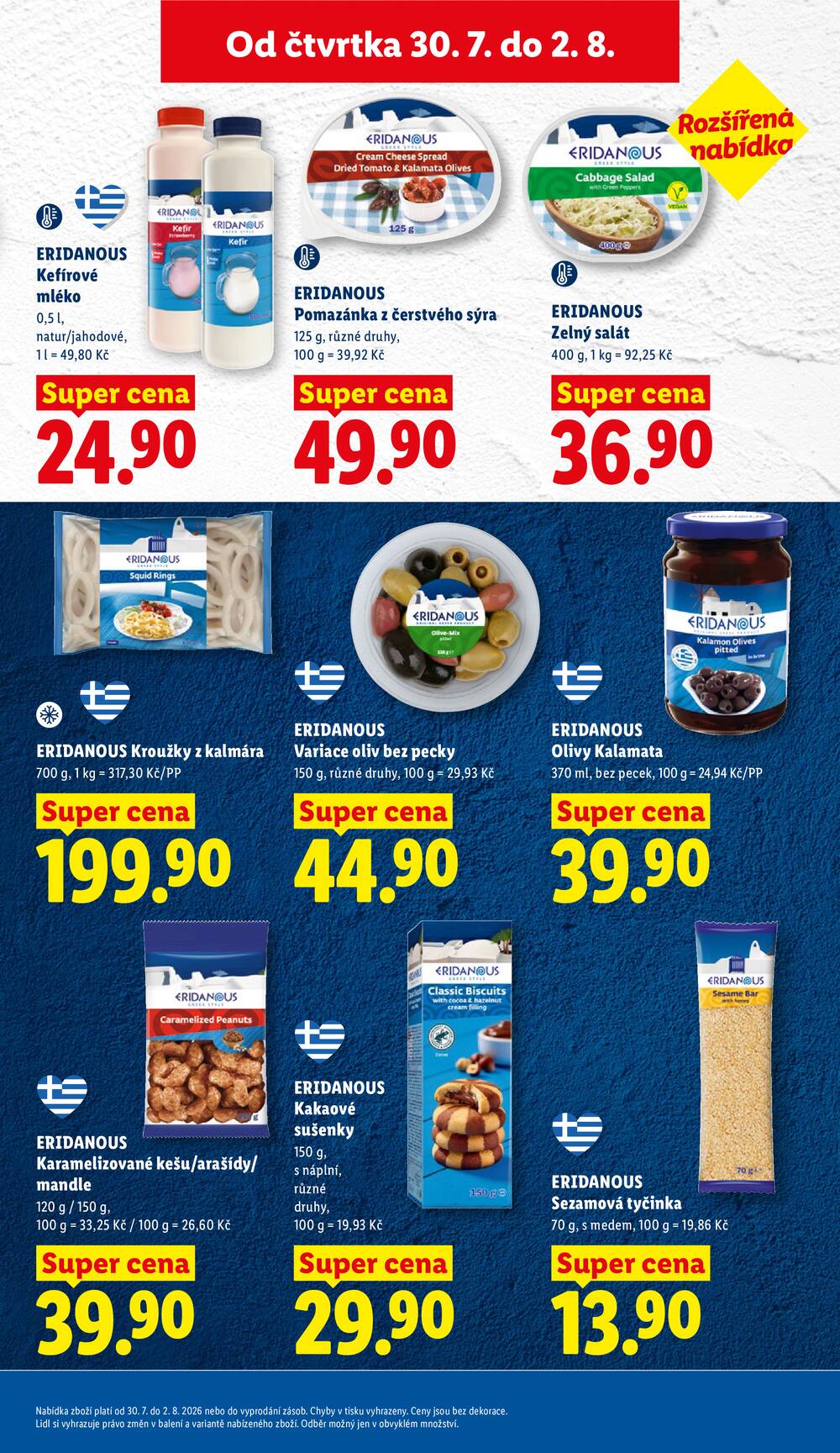 Lidl Čtvrtek od 30.7. do 2.8.2026