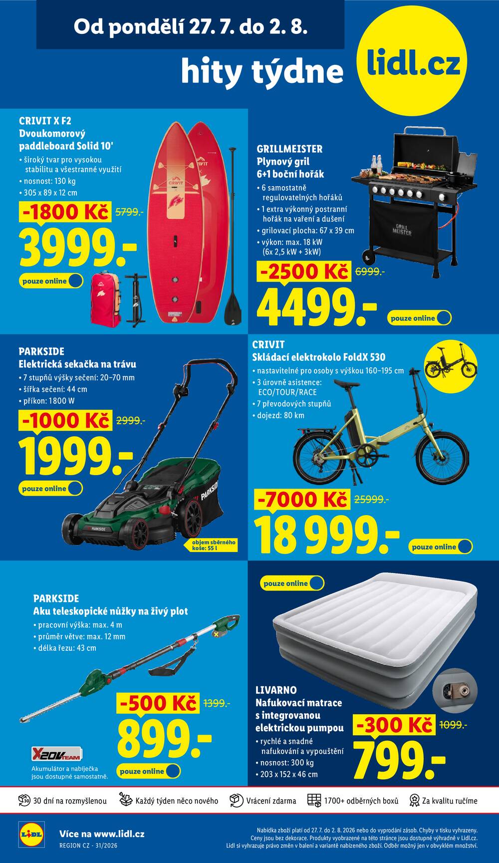 Lidl Čtvrtek od 30.7. do 2.8.2026
