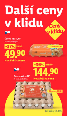 Lidl Čtvrtek od 30.7. do 2.8.2026