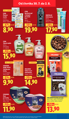 Lidl Čtvrtek od 30.7. do 2.8.2026