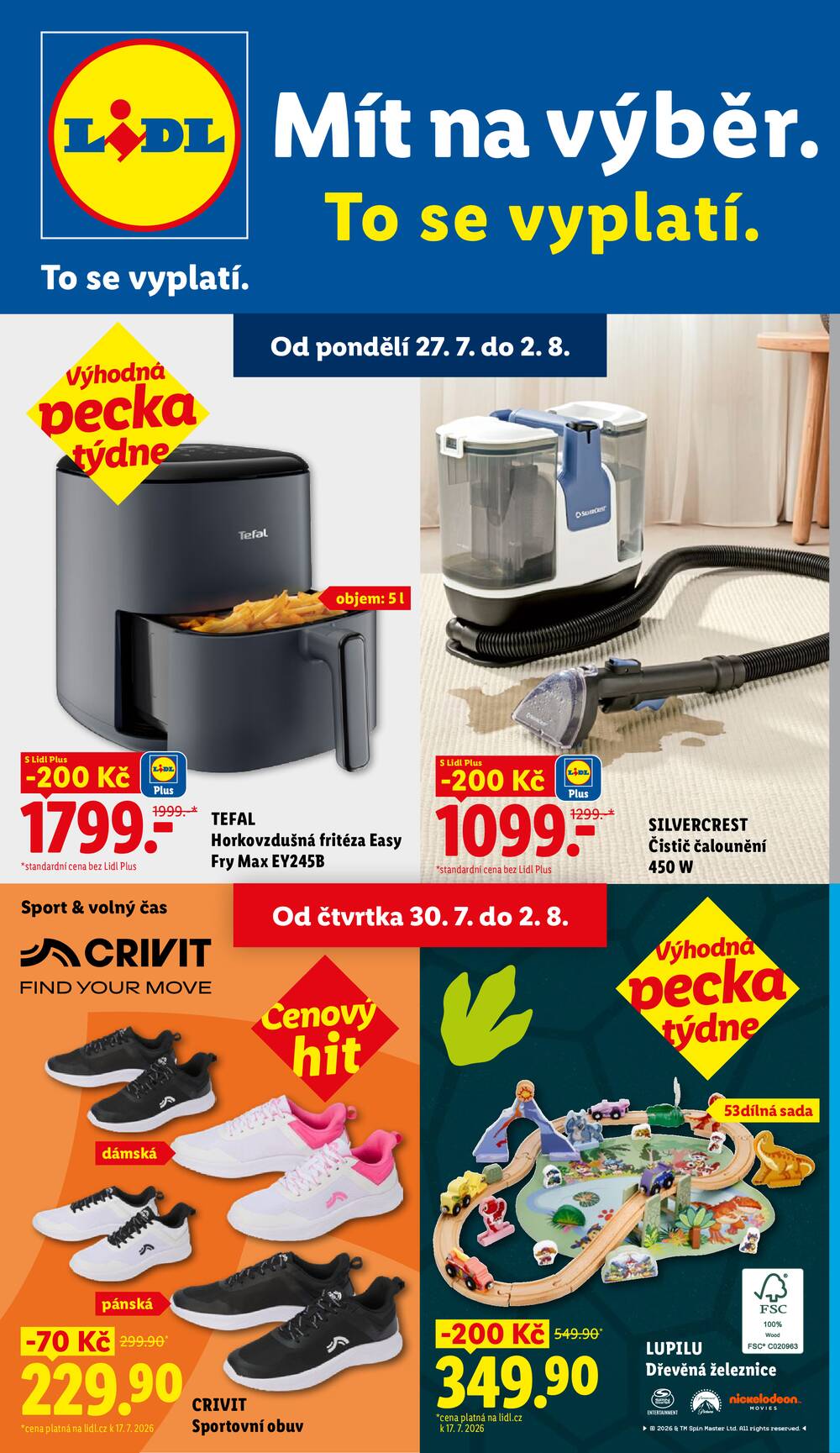Leták Lidl - Lidl Spotřební zboží 27.7. - 2.8. - strana 1 Leták Lidl - Lidl Spotřební zboží 27.7. - 2.8. - strana 1