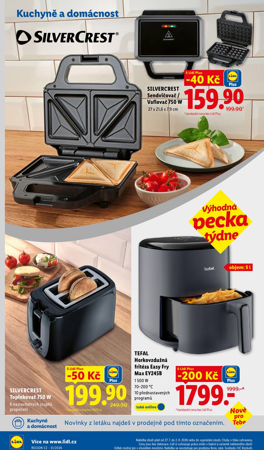 Leták Lidl - Lidl Spotřební zboží 27.7. - 2.8. - strana 2 Leták Lidl - Lidl Spotřební zboží 27.7. - 2.8. - strana 2