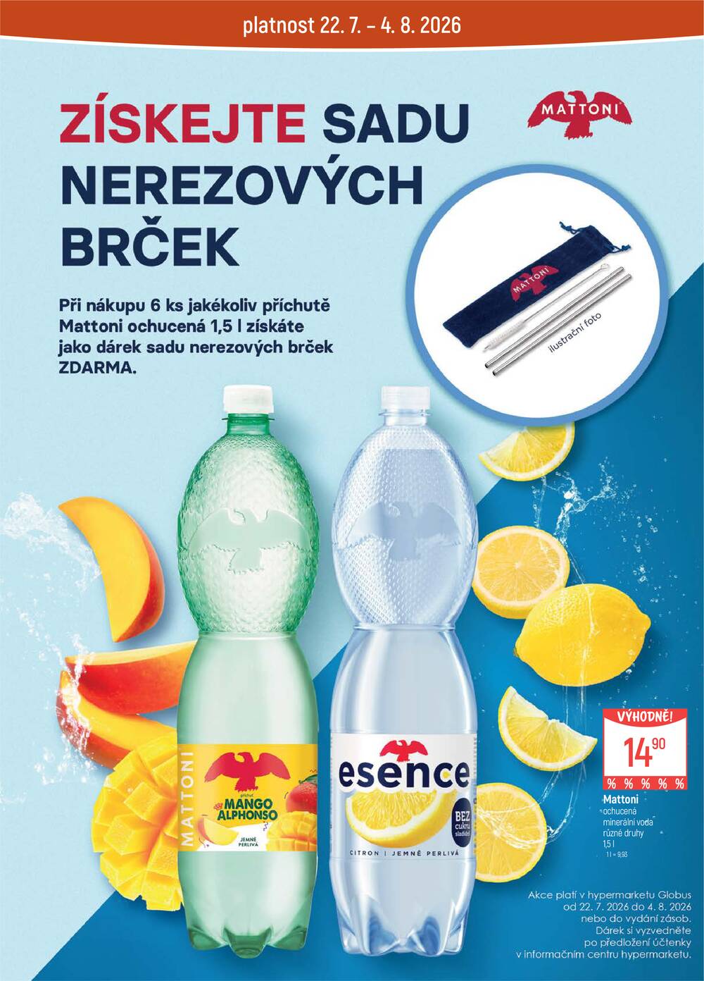 Akční leták Globus 29.7. - 4.8.2026 - Globus Praha - Zličín
