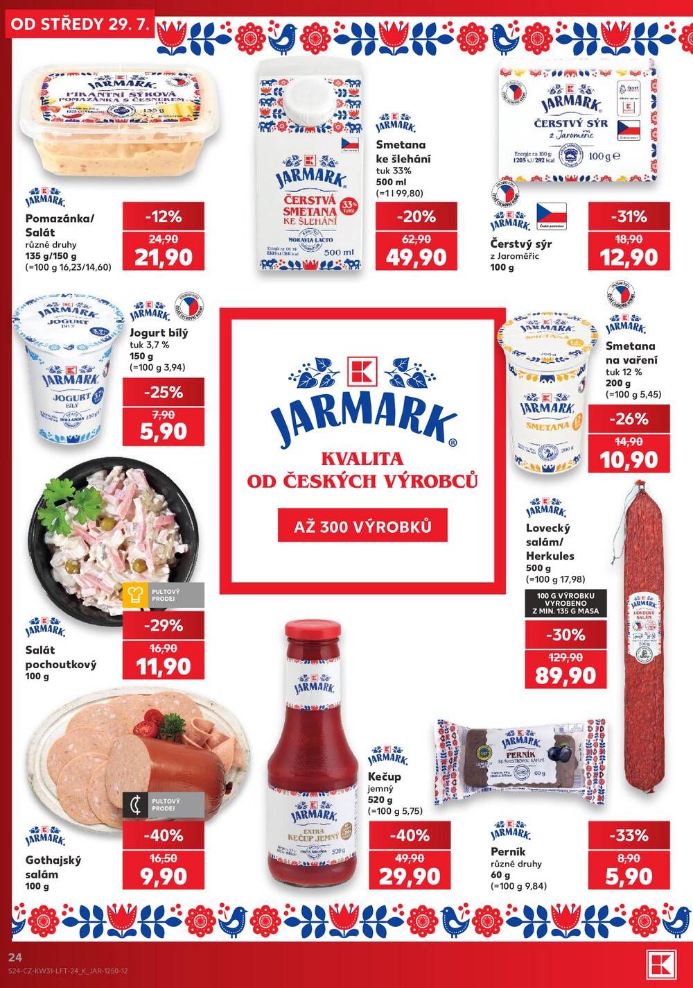 Leták Kaufland - Kaufland 29.7. - 4.8. - Kaufland - Louny - strana 24