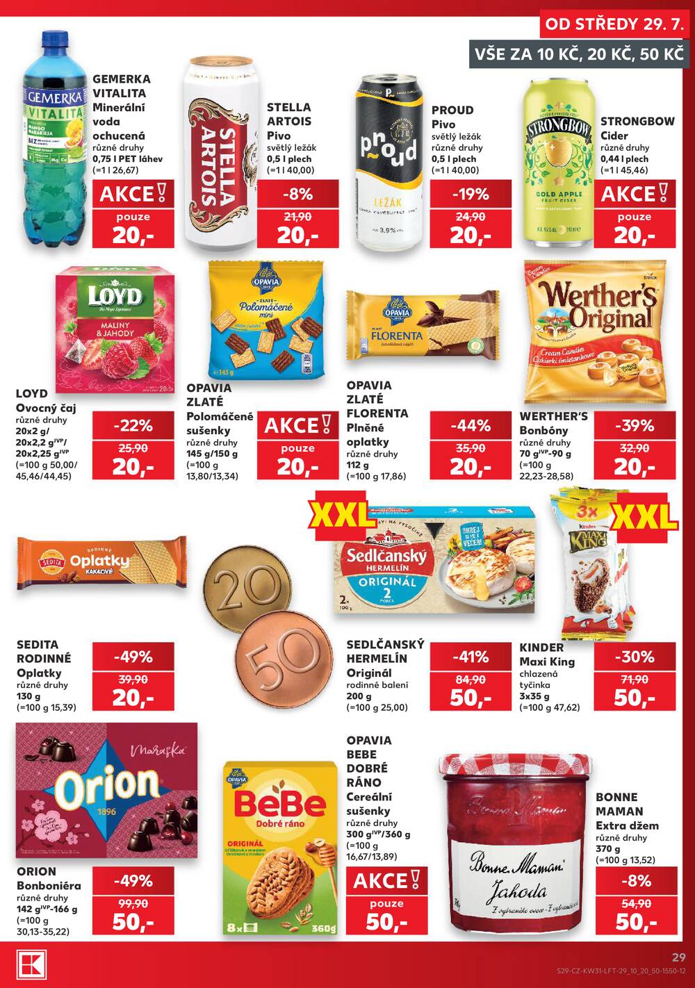 Kaufland 29.7. - 4.8. - Kaufland - Praha 6 (Podbaba)