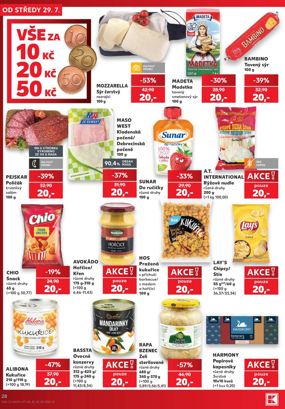 Leták Kaufland - Kaufland 29.7. - 4.8. - Kaufland - Praha 3 (Jarov) - strana 28 Leták Kaufland - Kaufland 29.7. - 4.8. - Kaufland - Praha 3 (Jarov) - strana 28