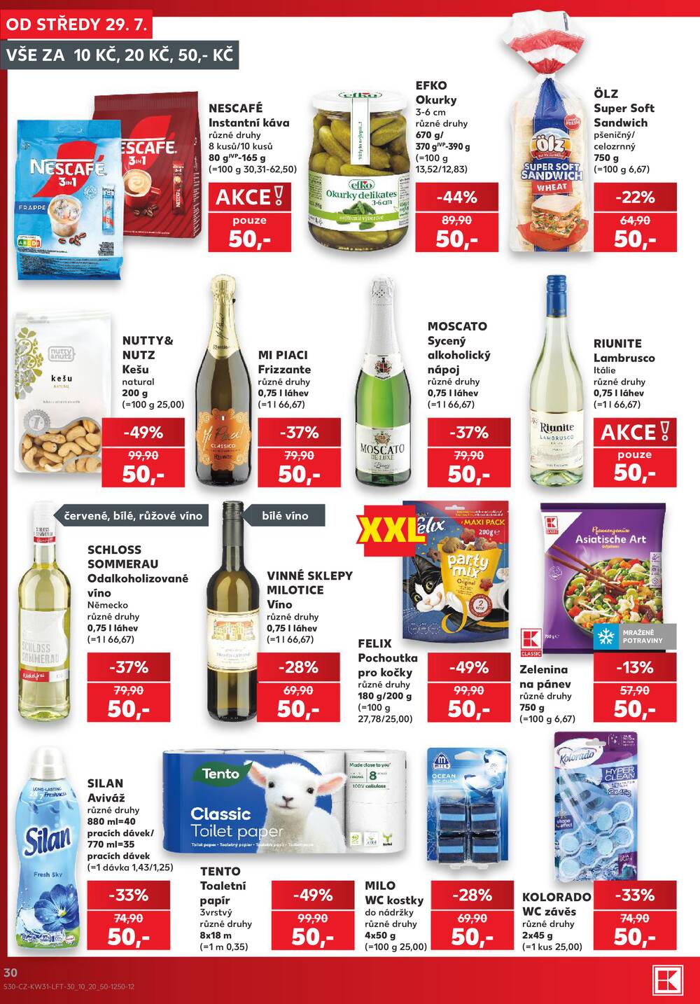 Leták Kaufland - Kaufland 29.7. - 4.8. - Kaufland - Praha 3 (Jarov) - strana 30 Leták Kaufland - Kaufland 29.7. - 4.8. - Kaufland - Praha 3 (Jarov) - strana 30