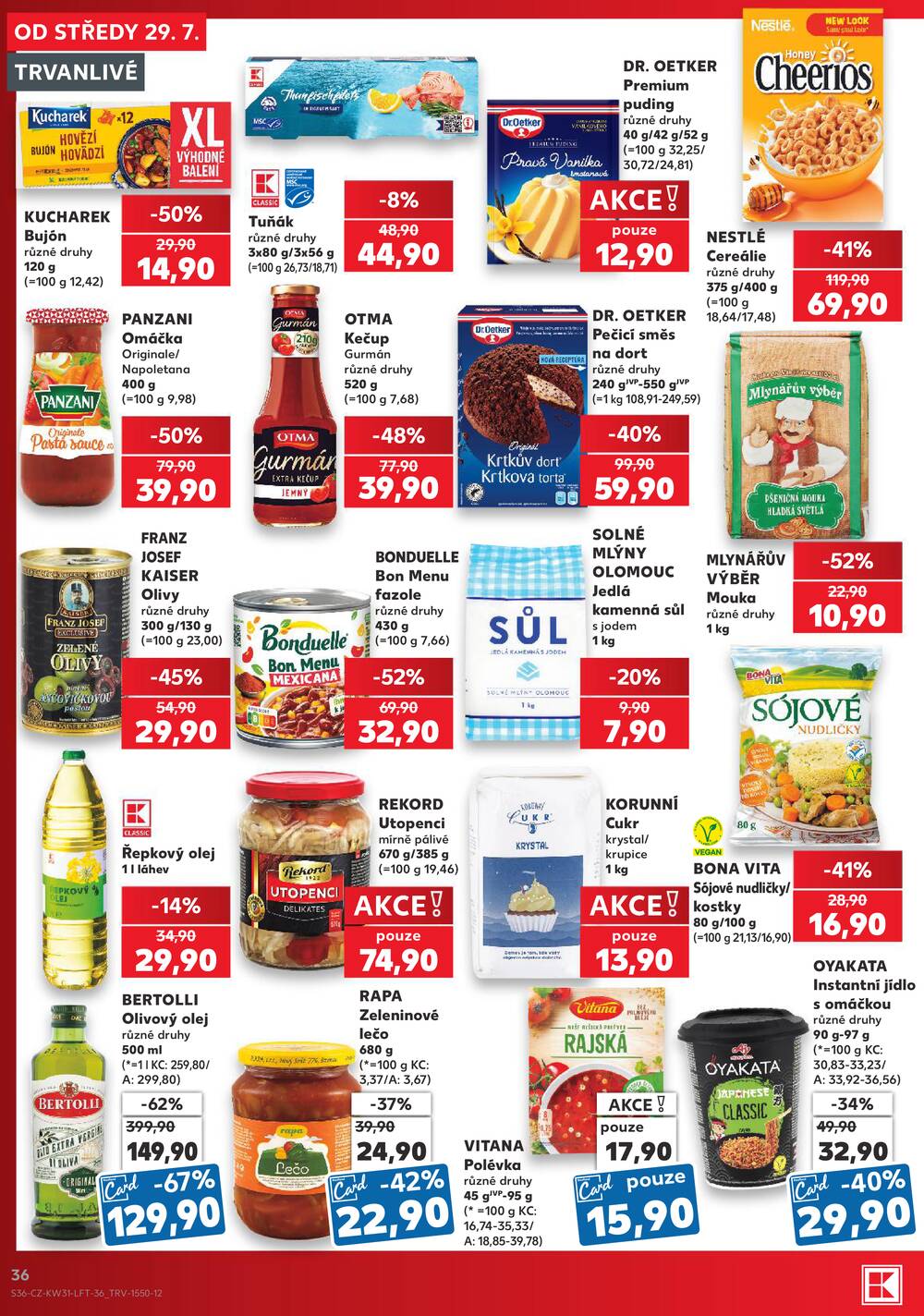 Leták Kaufland - Kaufland 29.7. - 4.8. - Kaufland - Praha 3 (Jarov) - strana 36 Leták Kaufland - Kaufland 29.7. - 4.8. - Kaufland - Praha 3 (Jarov) - strana 36