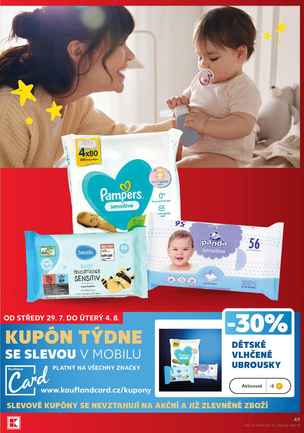 Leták Kaufland - Kaufland 29.7. - 4.8. - Kaufland - Praha 3 (Jarov) - strana 49