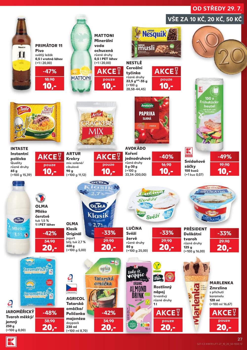 Kaufland 29.7. - 4.8. - Kaufland - Hořovice - Pražská