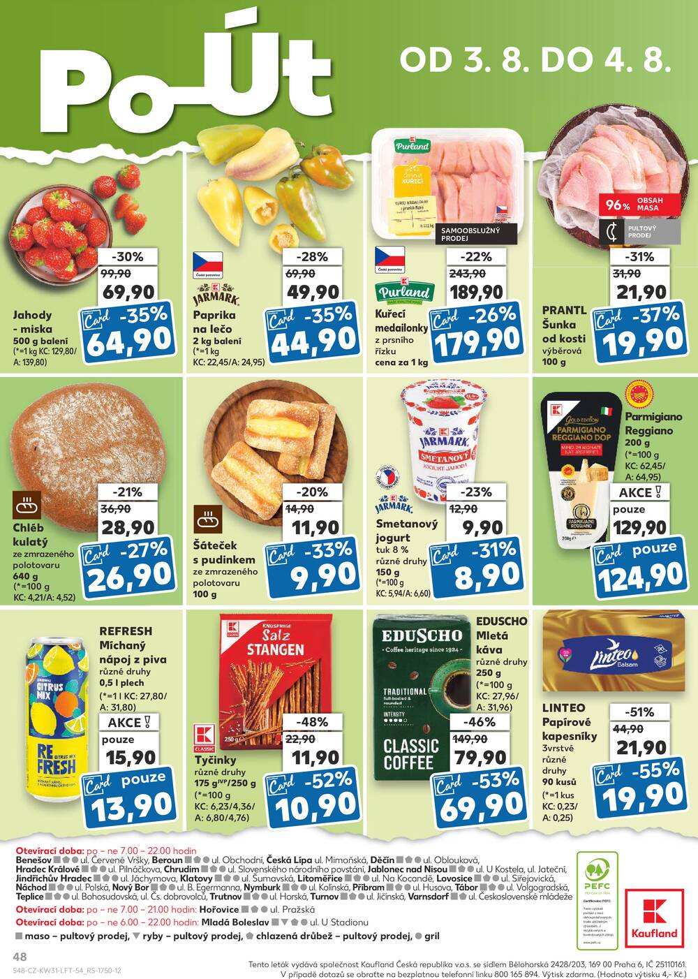 Kaufland 29.7. - 4.8. - Kaufland - Jablonec nad Nisou (Jateční)