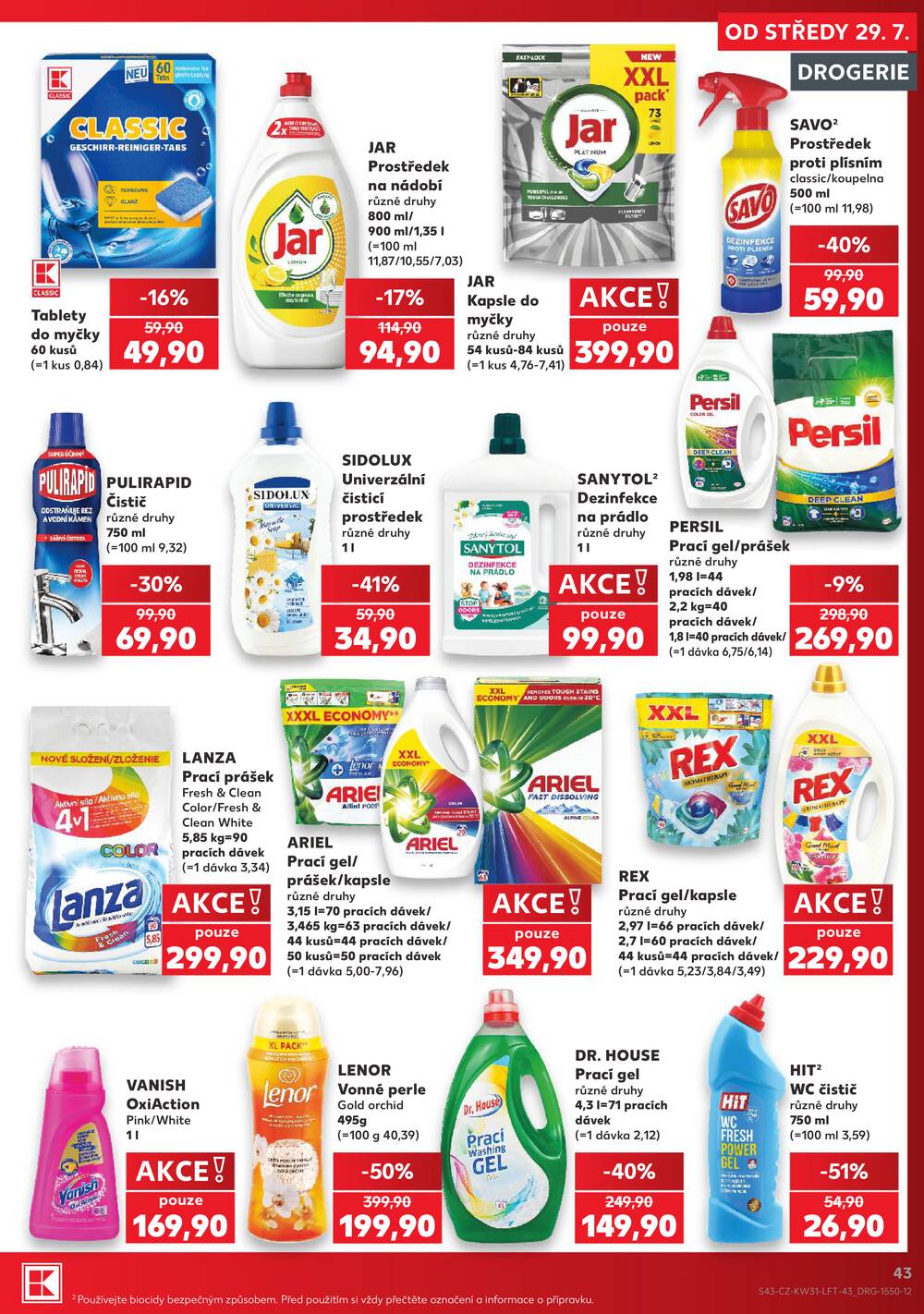 Kaufland 29.7. - 4.8. - Kaufland - Žďár nad Sázavou