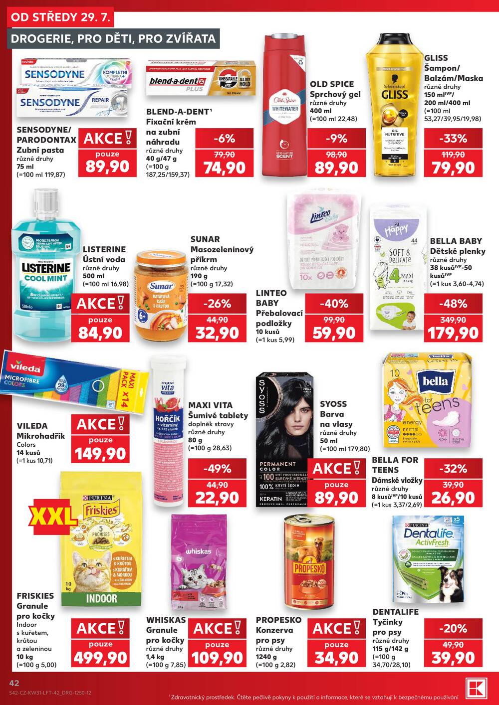 Leták Kaufland - Kaufland 29.7. - 4.8. - Kaufland - Zábřeh na Moravě - strana 42 Leták Kaufland - Kaufland 29.7. - 4.8. - Kaufland - Zábřeh na Moravě - strana 42