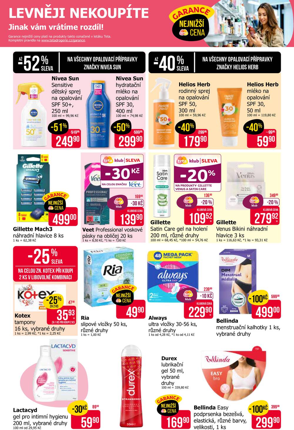 Teta drogerie  od 30.7. do 11.8.2026