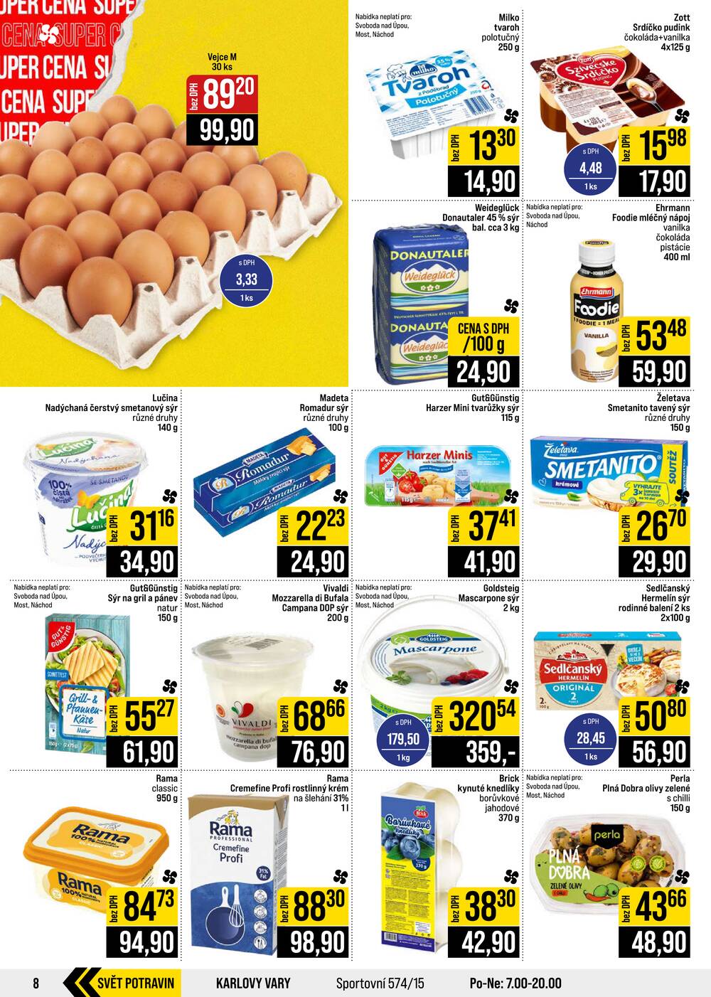 JIP Cash & Carry České Budějovice, Most, Náchod, Polička, Sušice a Svoboda nad Úpou od 29.7. do 4.8.2026