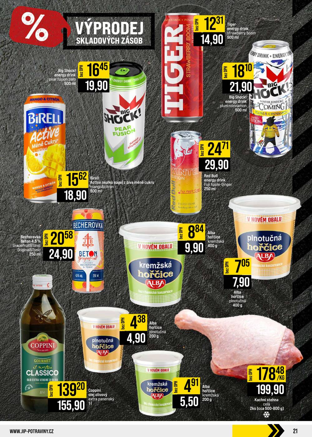 JIP Cash & Carry České Budějovice, Most, Náchod, Polička, Sušice a Svoboda nad Úpou od 29.7. do 4.8.2026