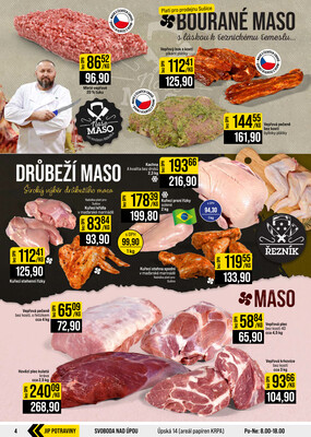 JIP Cash & Carry České Budějovice, Most, Náchod, Polička, Sušice a Svoboda nad Úpou od 29.7. do 4.8.2026