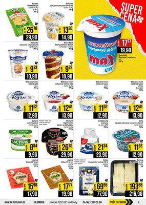 JIP Cash & Carry České Budějovice, Most, Náchod, Polička, Sušice a Svoboda nad Úpou od 29.7. do 4.8.2026