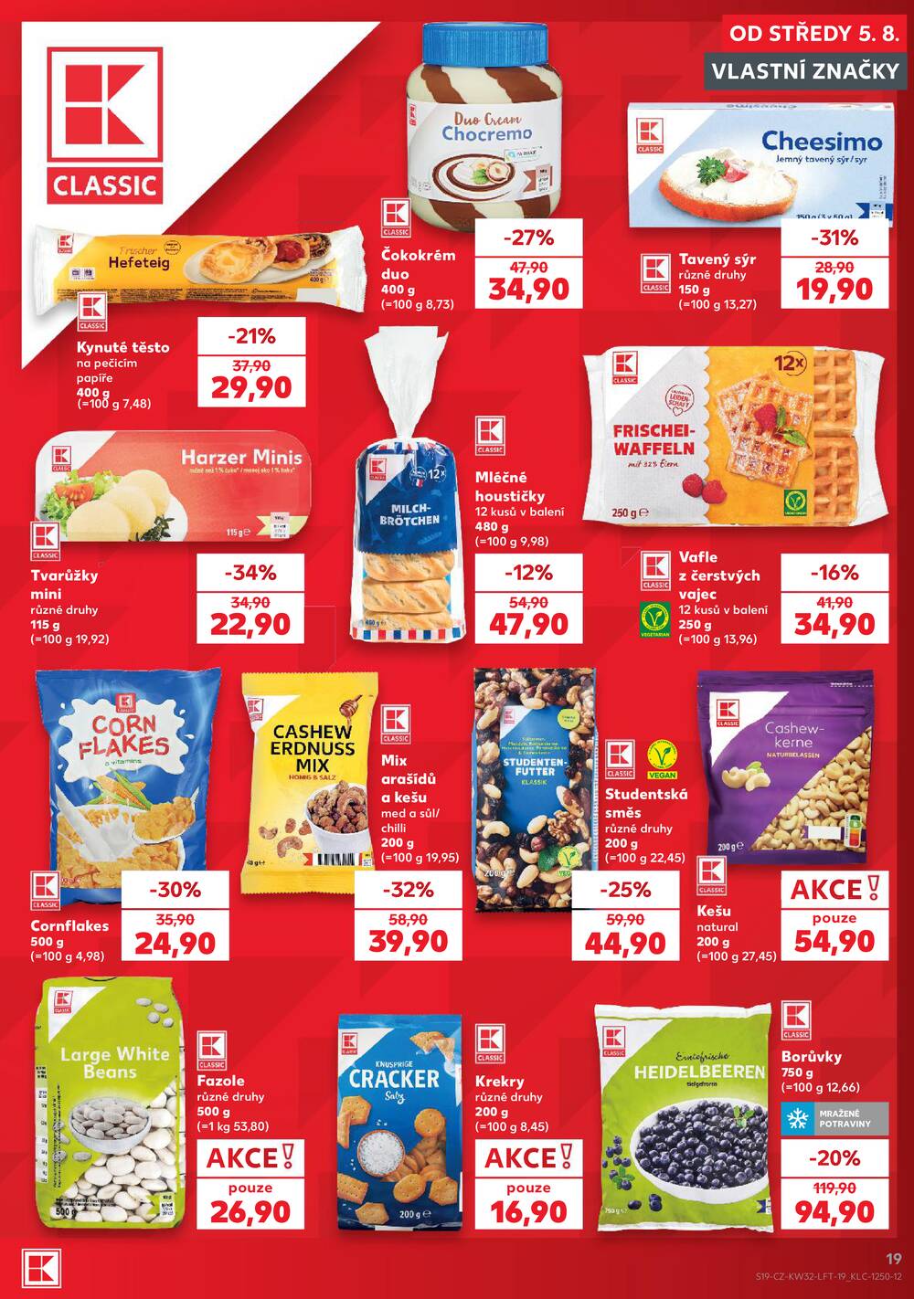 Leták Kaufland - Kaufland 5.8. - 11.8. - Kaufland - Třeboň - strana 19