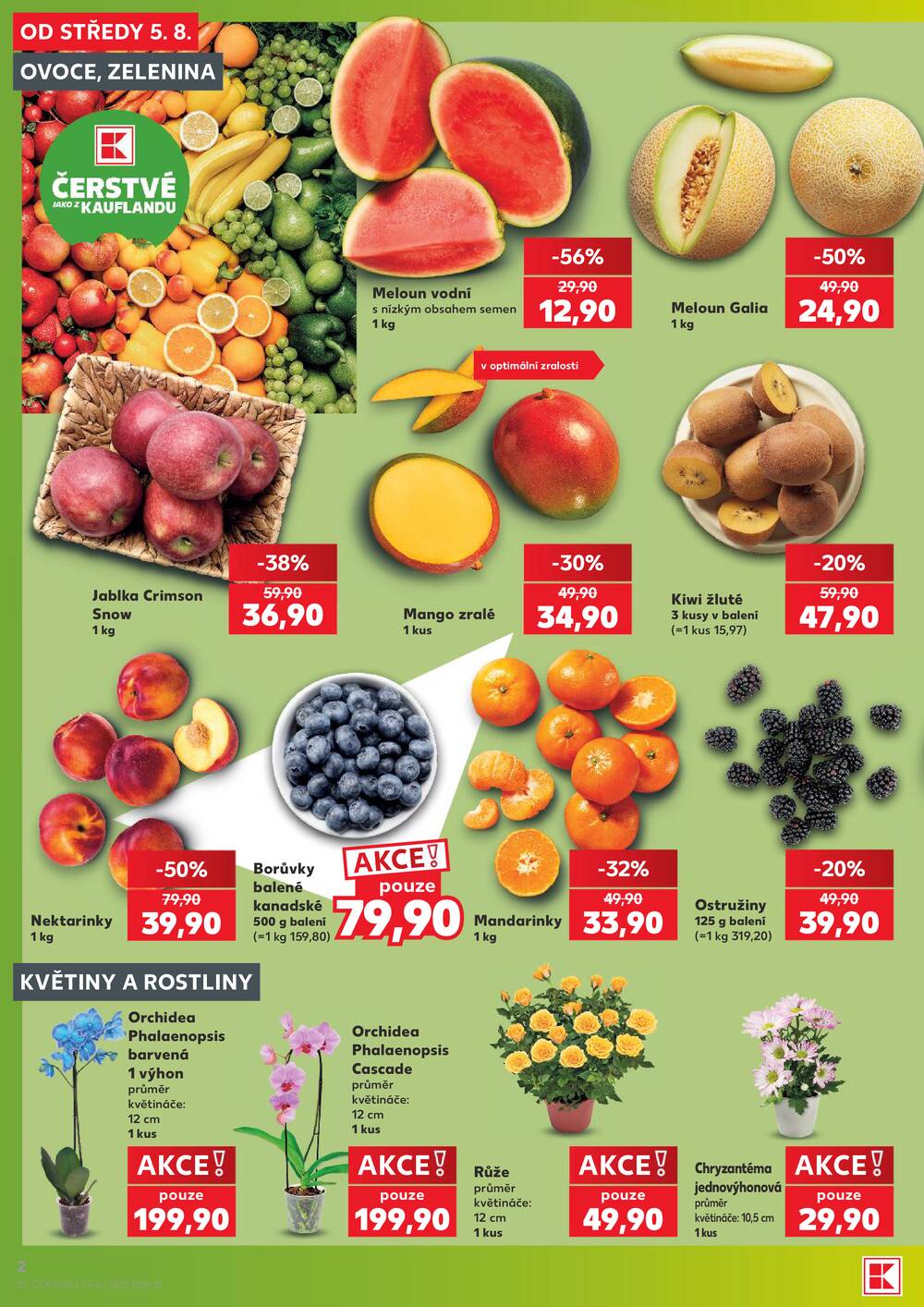Leták Kaufland - Kaufland 5.8. - 11.8. - Kaufland - Praha 8 (Libeň) - strana 2