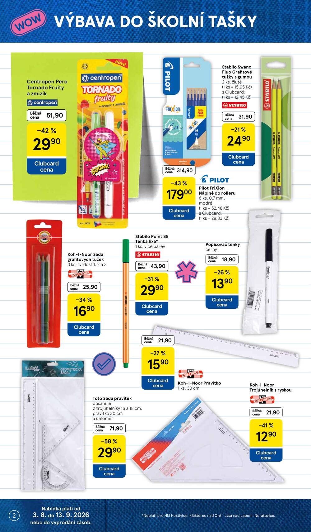 Leták Tesco - Tesco SPECIÁL hypermarkety od 3.8. do 13.9.2026 - strana 2 Leták Tesco - Tesco SPECIÁL hypermarkety od 3.8. do 13.9.2026 - strana 2