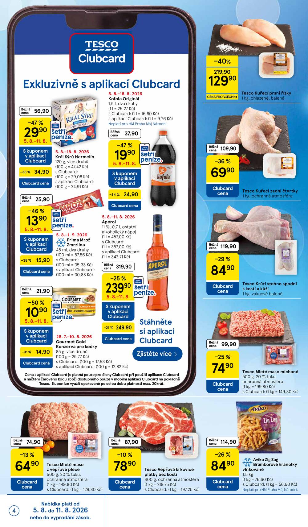 Tesco hypermarkety od 5.8. do 11.8.2026