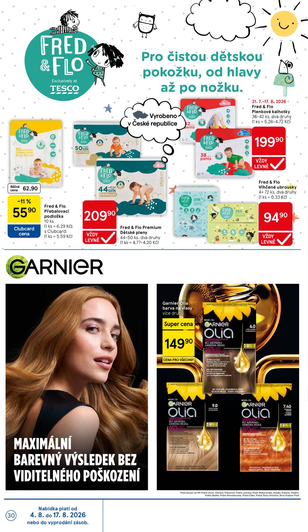 Tesco hypermarkety od 5.8. do 11.8.2026