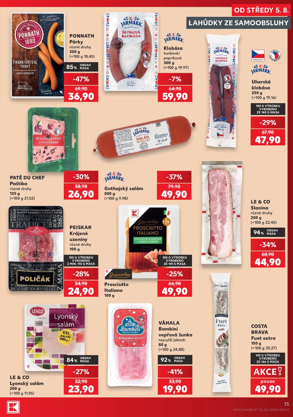 Kaufland 5.8. - 11.8. - Kaufland - Vrchlabí