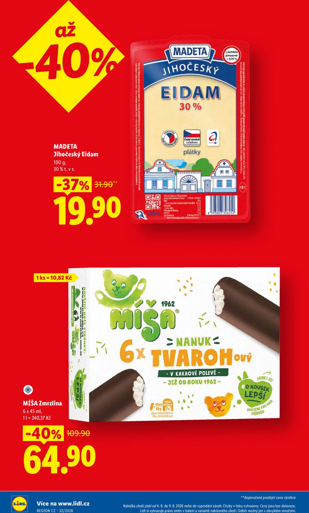 Lidl Čtvrtek od 6.8. do 9.8.2026