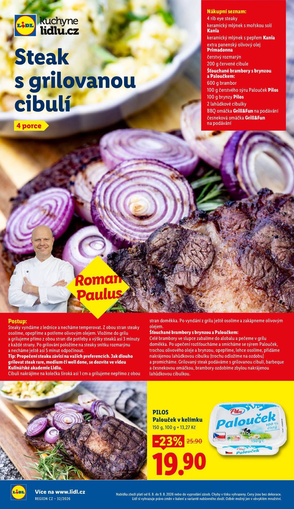 Lidl Čtvrtek od 6.8. do 9.8.2026